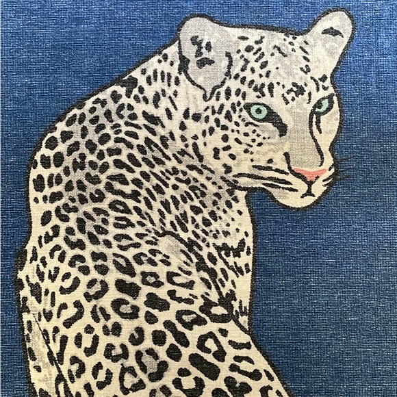 Blue Leopard Ruggable - Picture 3 of 4